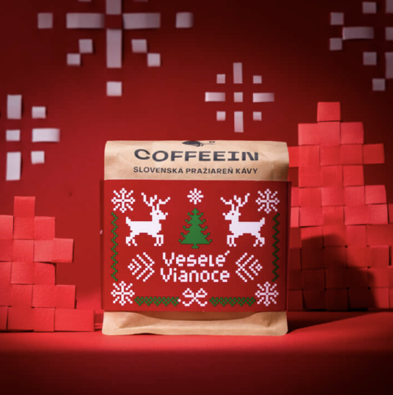 Vianočná zrnková káva Coffeein (200 g)