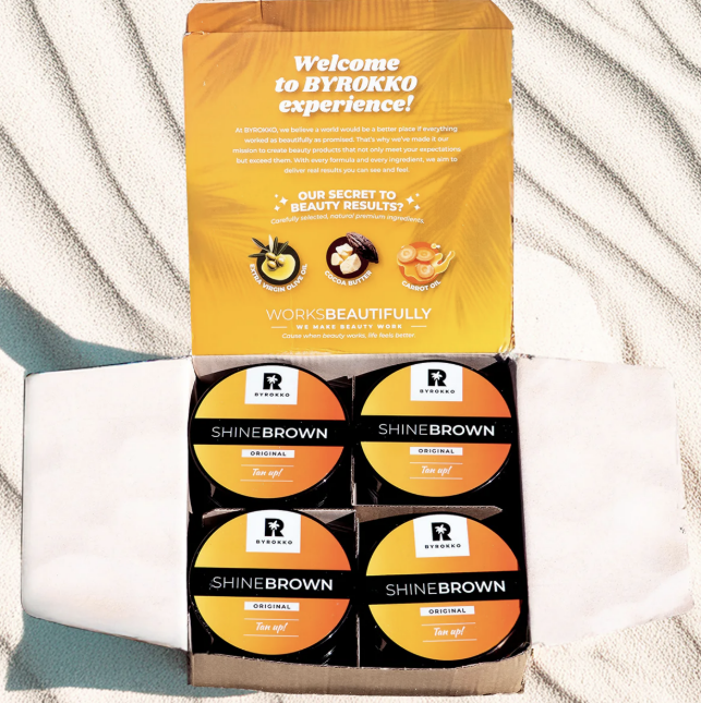 Hottest Tanning Box (4X Shine Brown)