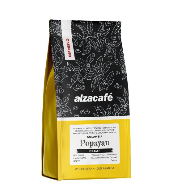 Colombia Popayan decaf: 100% arabica