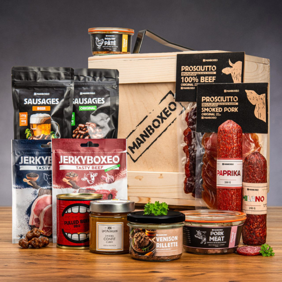 Dárková bedna pro masožravce XXL + páčidlo