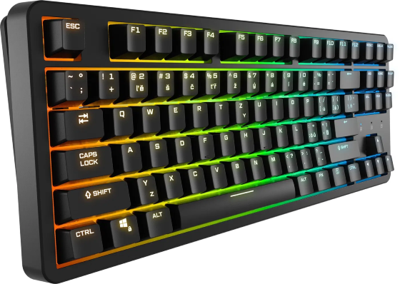 Rapture KILO V2 Wireless, Gateron G Pro 3.0 Red, černá