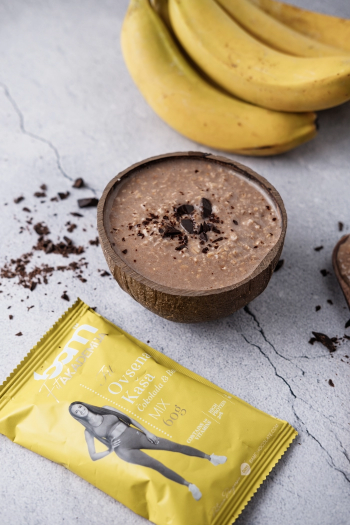 Balení směsi ovesných vloček