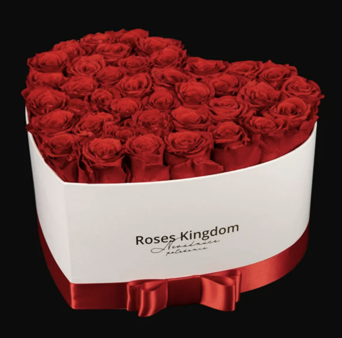 Flower box srdcový - DELUXE