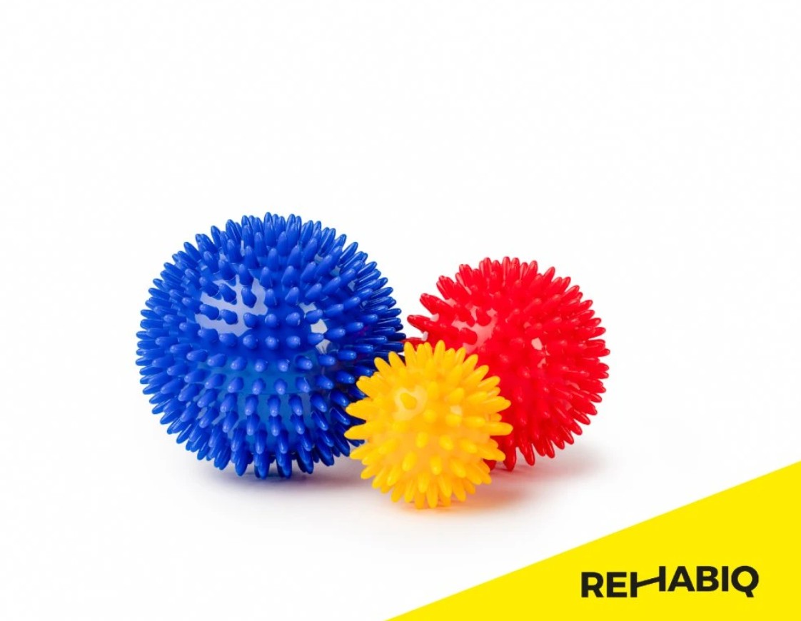 Výhodná sada troch masážnych ježkov Rehabiq