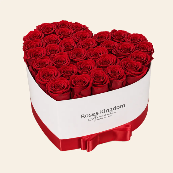 Flower box srdce DELUXE