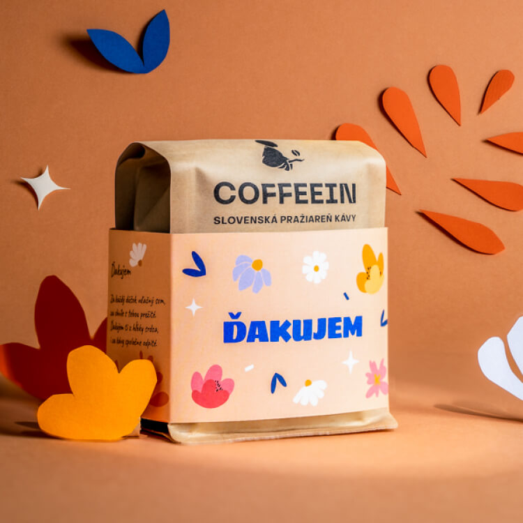 Káva Ďakujem – zrnková káva (200 g)