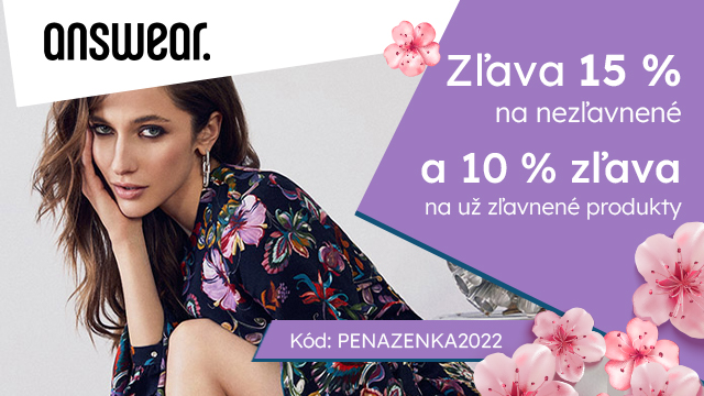 Adrop.sk - Answear - Zľava – 15 % na nezľavnené a dodatočná 10 % zľava na už zľavnené produkty