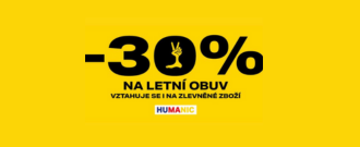 HUMANIC - Super sale! -30 % na letní obuv