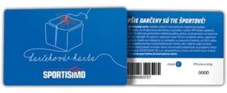 Sportisimo.sk - Darčeková karta