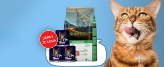 Krmeni.cz - Granule pro kočky Bravery 