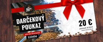 Manucafe - Darčekové poukazy aj na plantážovú kávu