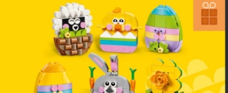Lego.com - Veľkonočné ozdoby ako darček pri nákupe za min. 75 €