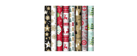 Alza: Vánoční balicí papíry