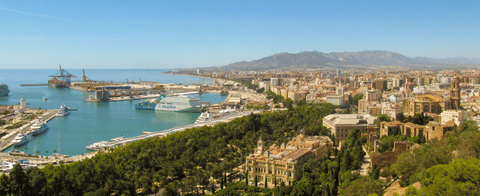 Malaga v máji