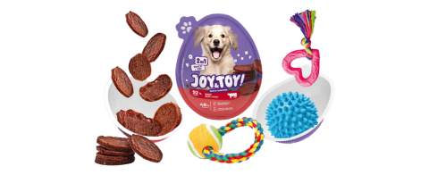 Vajíčko s překvapením Joy&Toy pro psy