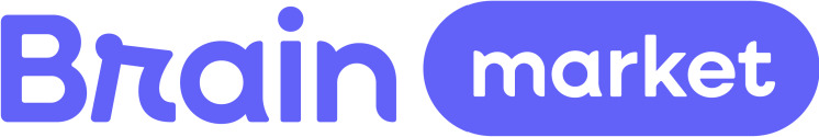 Brain market logo